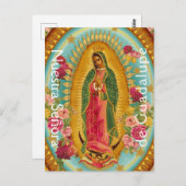 Carte postale Nuestra Señora de Guadalupe (Devant / Derrière)