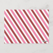 Carte Postale Nuggs Kisses Poulet Nuggets Pun Valentine Stripe (Dos)