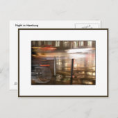 Carte Postale Nuit à Hambourg (Devant / Derrière)