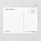 Carte Postale Nuit à Hambourg (Dos)