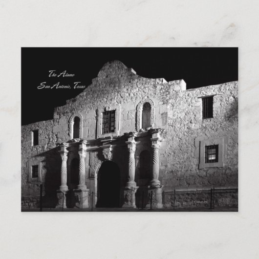 Carte Postale Nuit à l'Alamo (Devant)