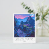 Carte Postale Nuit à Machu Picchu Pérou Voyage (Debout devant)
