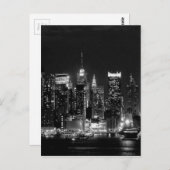 Carte Postale Nuit à New York (Devant / Derrière)