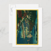 Carte Postale Nuit à Père Noël Catalina à Avalon Bay (Devant / Derrière)