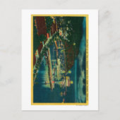 Carte Postale Nuit à Père Noël Catalina à Avalon Bay (Devant)