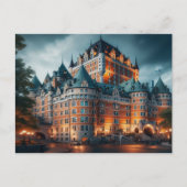 Carte Postale Nuit à Québec Canada (Devant)