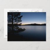 Carte Postale Nuit au lac (Devant / Derrière)