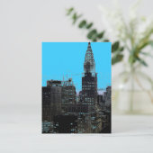 Carte Postale Nuit bleue à New York (Debout devant)