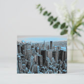 Carte Postale Nuit bleue à New York (Debout devant)