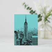 Carte Postale Nuit bleue à New York (Debout devant)