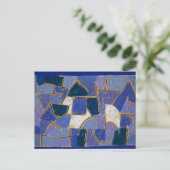 Carte Postale Nuit bleue par Paul Klee (Debout devant)