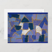 Carte Postale Nuit bleue par Paul Klee (Devant / Derrière)