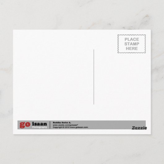 Carte Postale Nuit Bouddha タ イ 仏 教 (Dos)