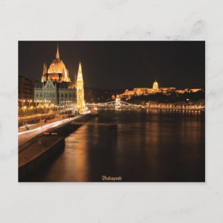 Carte Postale Nuit Budapest en avril 2012