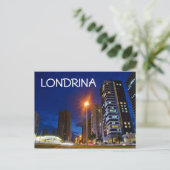 Carte Postale Nuit cité Londrina (Debout devant)