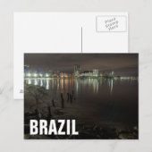 Carte Postale Nuit de Botafogo Bay (Devant / Derrière)