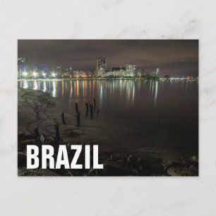 Carte Postale Nuit de Botafogo Bay
