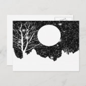 Carte Postale Nuit de la lune #3 (Devant / Derrière)