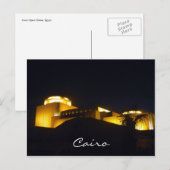 Carte Postale nuit de l'opéra caire (Devant / Derrière)