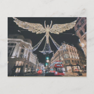 Carte Postale Nuit de Noël sur Regent Street, Londres