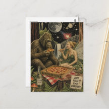 Nuit de pizza surréaliste avec Sasquatch et la fée