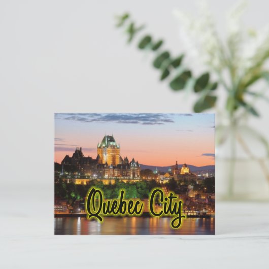 Carte Postale Nuit de Québec (Debout devant)