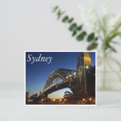 Carte Postale nuit de sydney bridge (Debout devant)