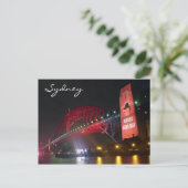 Carte Postale nuit des aides de sydney bridge (Debout devant)