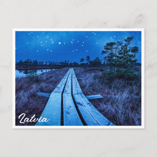 Carte Postale Nuit des marais (Devant)