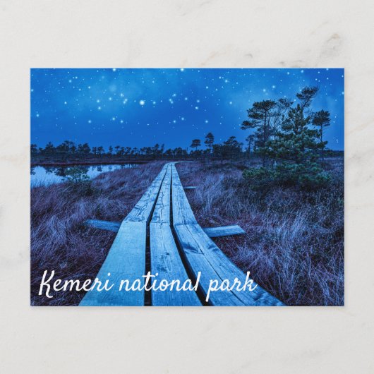 Carte Postale Nuit des marais (Devant)
