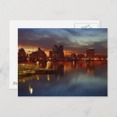 Carte Postale Nuit des quais de San Diego (Devant / Derrière)