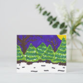 Carte Postale nuit d'hiver (Debout devant)