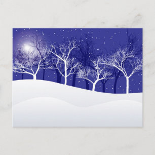 Carte Postale Nuit d'hiver