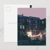 Carte Postale nuit d'hiver (Devant / Derrière)