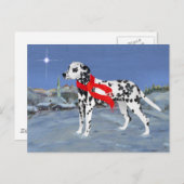 Carte Postale Nuit d'hiver dalmate (Devant / Derrière)