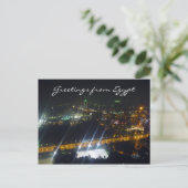 Carte Postale nuit du caire egypte (Debout devant)