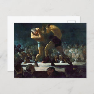 Carte Postale Nuit du club   George Bellows  