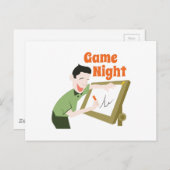 Carte Postale Nuit du jeu (Devant / Derrière)