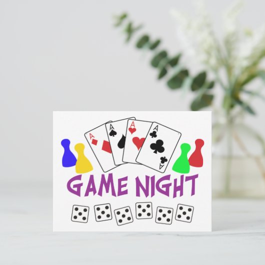 Carte Postale Nuit du jeu (Debout devant)