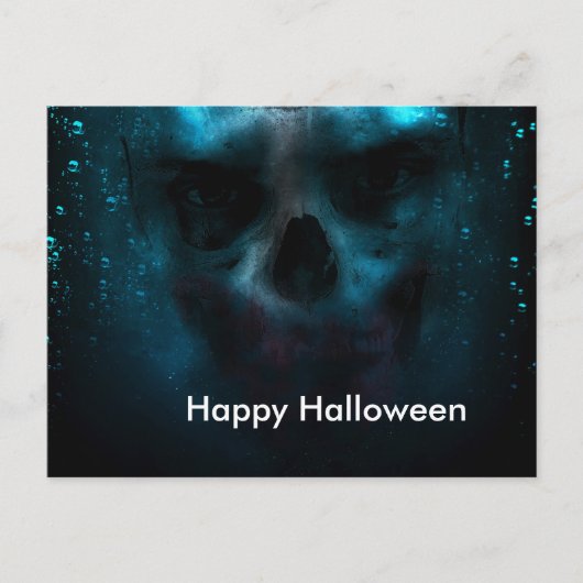 Carte Postale Nuit effrayante d'Halloween (Devant)