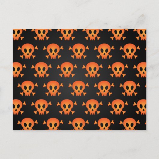 Carte Postale Nuit effrayante d'Halloween (Devant)