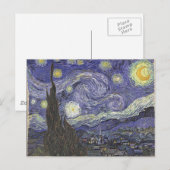 Carte Postale Nuit étoilée (Devant / Derrière)