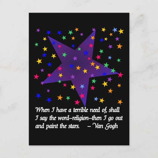 Carte Postale Nuit étoilée (Devant)