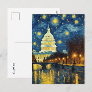 Carte Postale Nuit étoilée à Washington DC