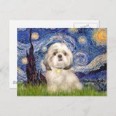 Carte Postale Nuit étoilée - Chih Tzu (Y) (Devant / Derrière)