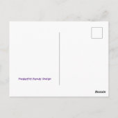 Carte Postale Nuit étoilée en violet, Beaux-Arts Spots (Dos)