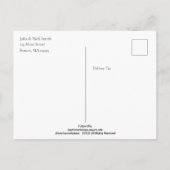 Carte Postale Nuit étoilée I Vincent Van Gogh (Dos)