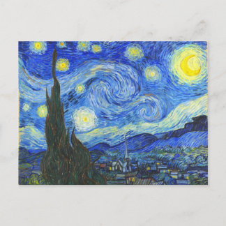 Carte Postale Nuit étoilée par Vincent van Gogh