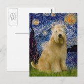 Carte Postale Nuit étoilée (V) - Terrier battu (Devant / Derrière)