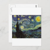 Carte Postale Nuit étoilée - van Gogh (Devant / Derrière)